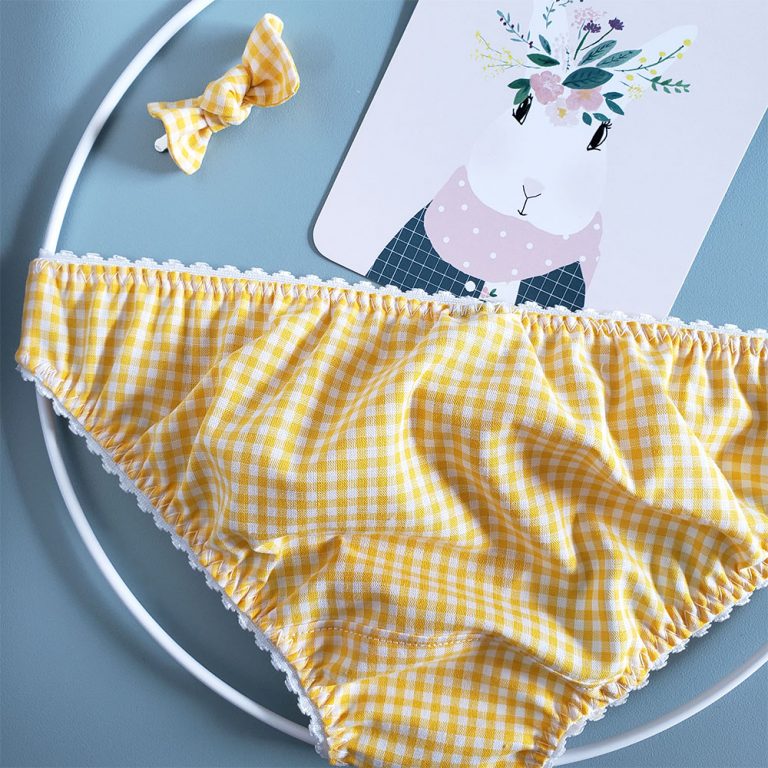 Culotte Vicky - Vichy/Jaune main image 1